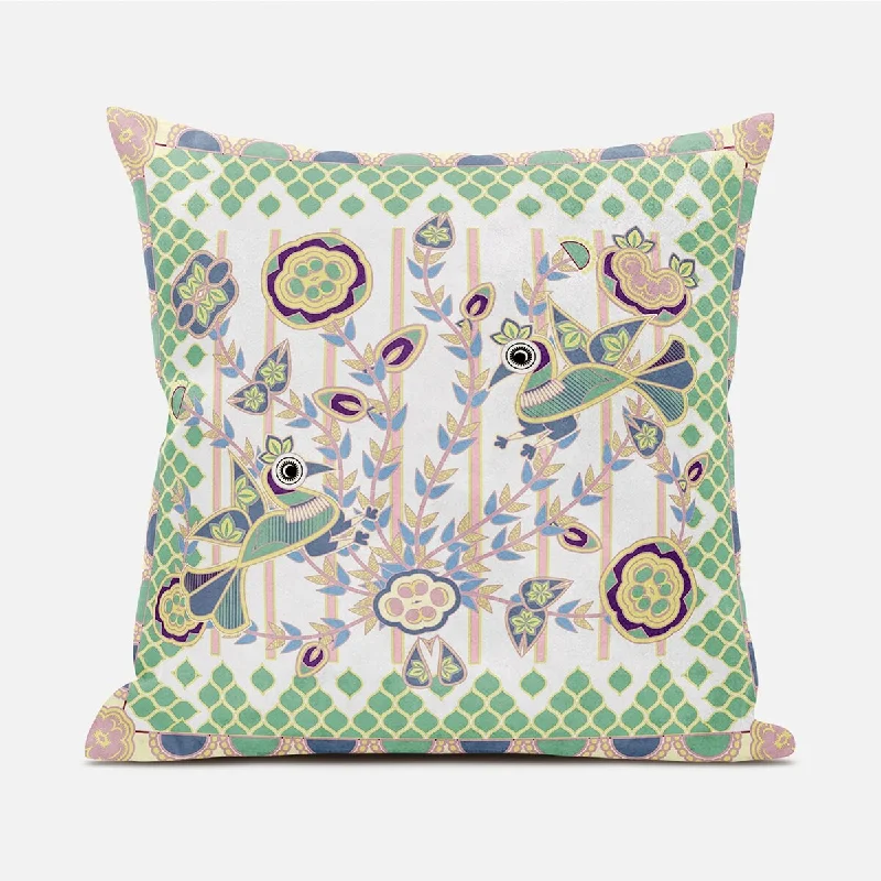 Pregnancy Pillows for Expectant Mothers20" X 20" Green and Yellow Peacock Broadcloth Floral Zippered Pillow Pregnancy Pillows for Expectant Mothers20" X 20" Green and Yellow Peacock Broadcloth Floral Zippered Pillow