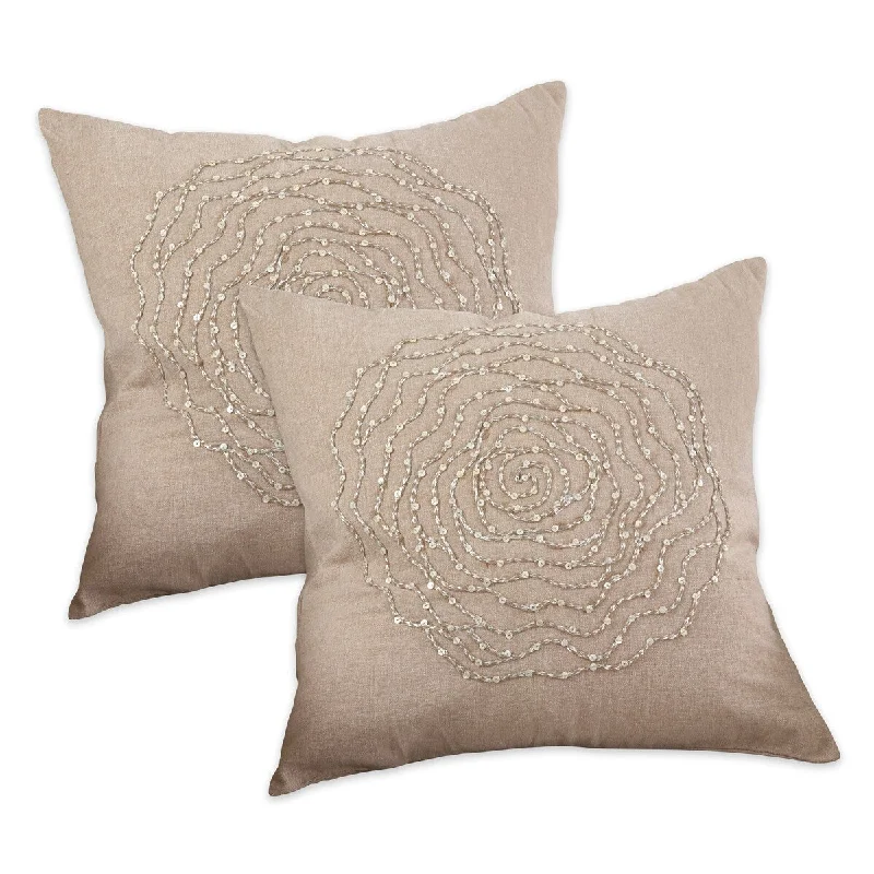 Travel Pillows for Long JourneysThrow Pillow Cover With Delicate Embroidered Design (Set of 2) Travel Pillows for Long JourneysThrow Pillow Cover With Delicate Embroidered Design (Set of 2)