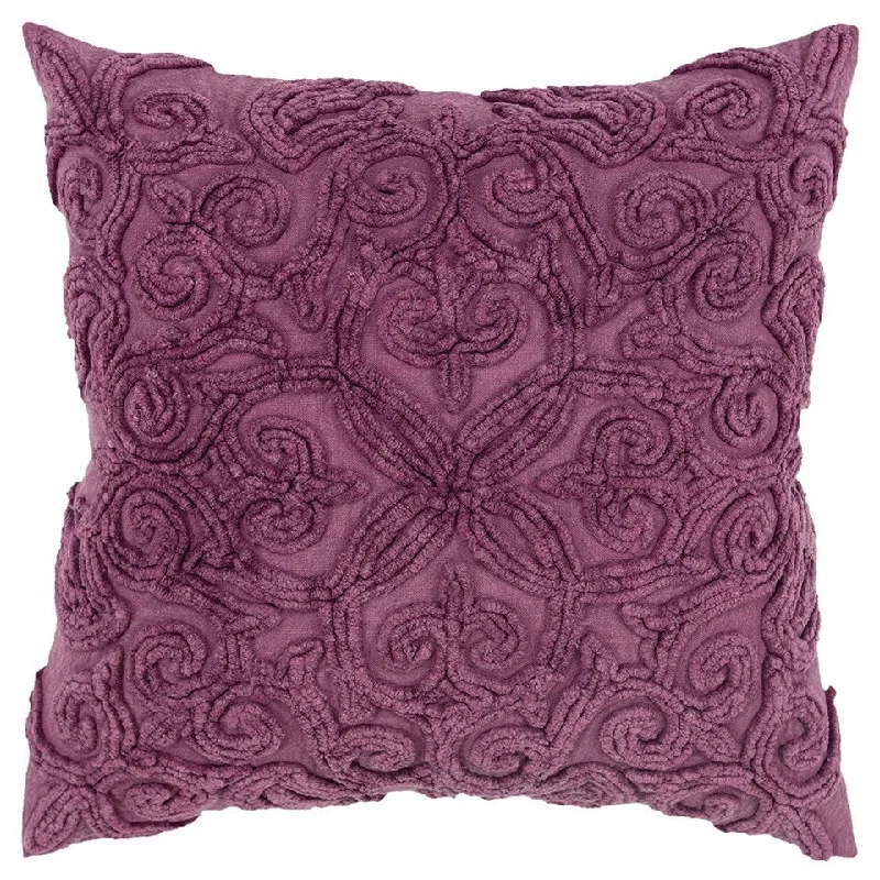 Lumbar Support Pillows for Car SeatsPurple Floral Patterned Heavy Textural Throw Pillow Lumbar Support Pillows for Car SeatsPurple Floral Patterned Heavy Textural Throw Pillow