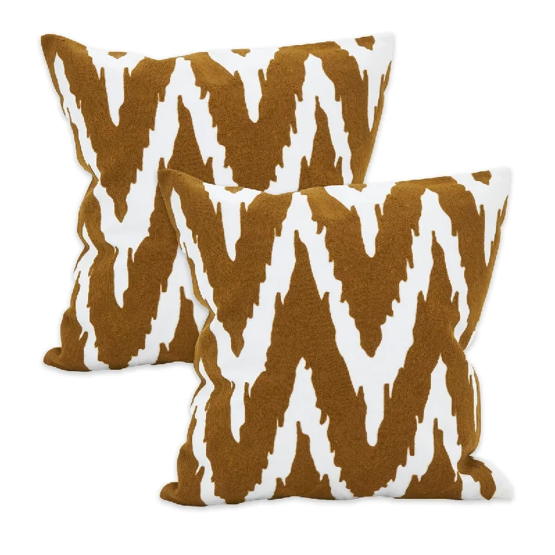 Back Support Pillows for Office ChairsThrow Pillow Cover With Chevron Design (Set of 2) Back Support Pillows for Office ChairsThrow Pillow Cover With Chevron Design (Set of 2)