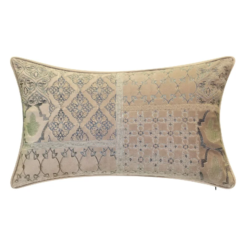 Orthopedic Pillows for Back Pain ReliefEdie At Home Velvet Patchwork Embroidered Lumbar Decorative Throw Pillow Orthopedic Pillows for Back Pain ReliefEdie At Home Velvet Patchwork Embroidered Lumbar Decorative Throw Pillow