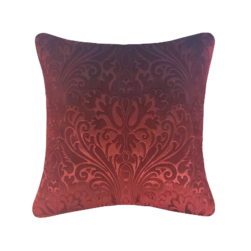Orthopedic Pillows for Back Pain ReliefEdie At Home Embossed Panne Velvet Decorative Pillow, Merlot Orthopedic Pillows for Back Pain ReliefEdie At Home Embossed Panne Velvet Decorative Pillow, Merlot