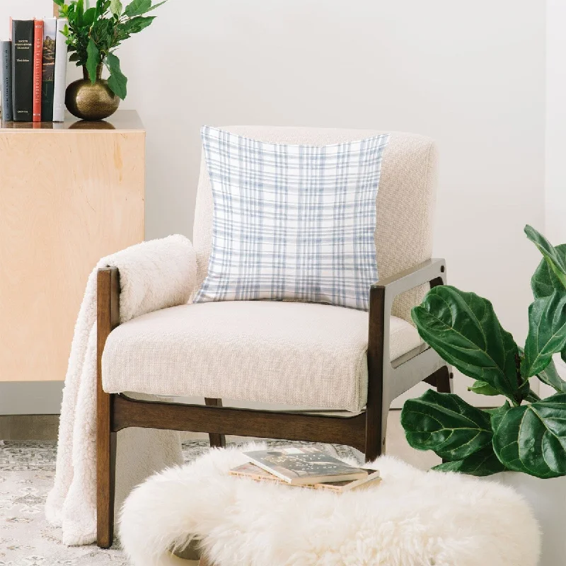 Lumbar Support Pillows for Car SeatsLittle Arrow Design Co Winter Watercolor Plaid Blue Throw Pillow Lumbar Support Pillows for Car SeatsLittle Arrow Design Co Winter Watercolor Plaid Blue Throw Pillow
