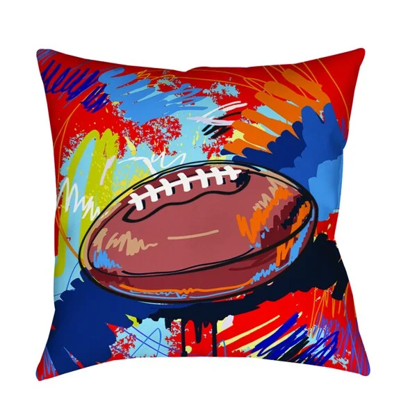 Travel Pillows for Long JourneysFootball Touchdown Decorative Pillow