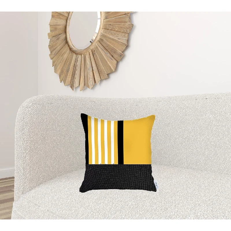 Decorative Pillows for Living Room MakeoverHomeRoots 18" X 18" Yellow Striped Zippered Handmade Polyester Throw Pillow Cover Decorative Pillows for Living Room MakeoverHomeRoots 18" X 18" Yellow Striped Zippered Handmade Polyester Throw Pillow Cover
