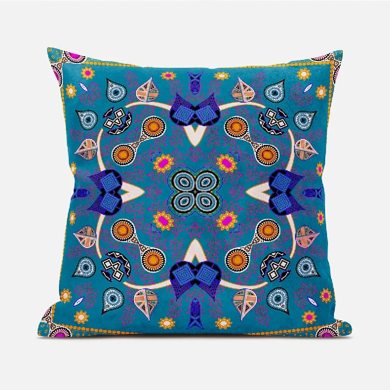 Back Support Pillows for Office Chairs20" X 20" Blue and Gold Broadcloth Paisley Zippered Pillow Back Support Pillows for Office Chairs20" X 20" Blue and Gold Broadcloth Paisley Zippered Pillow
