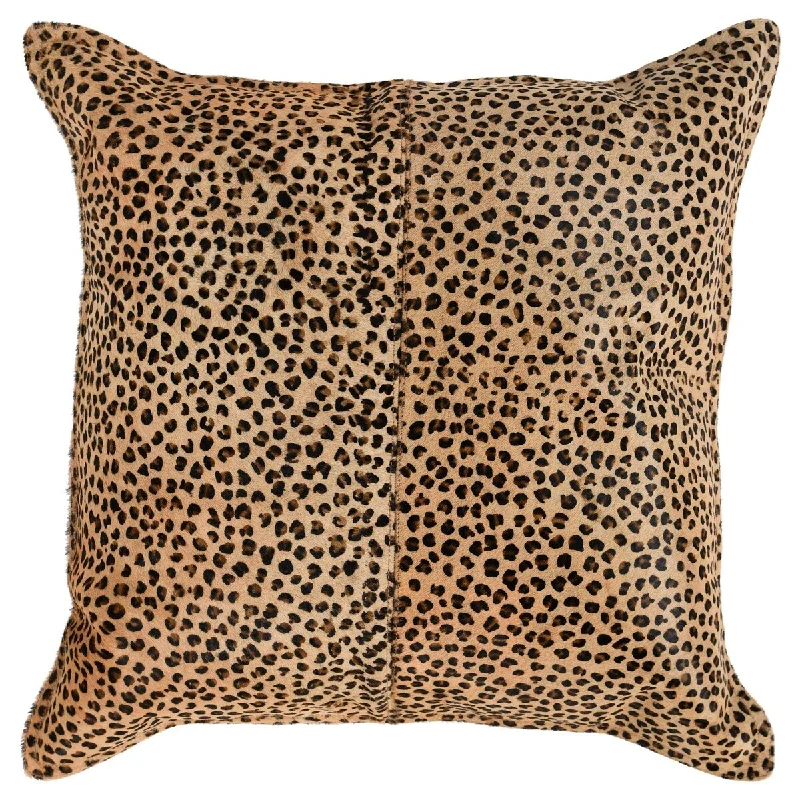 Cotton Pillows for Natural Comfort20" X 20" Beige Cowhide Animal Print Zippered Pillow Cotton Pillows for Natural Comfort20" X 20" Beige Cowhide Animal Print Zippered Pillow