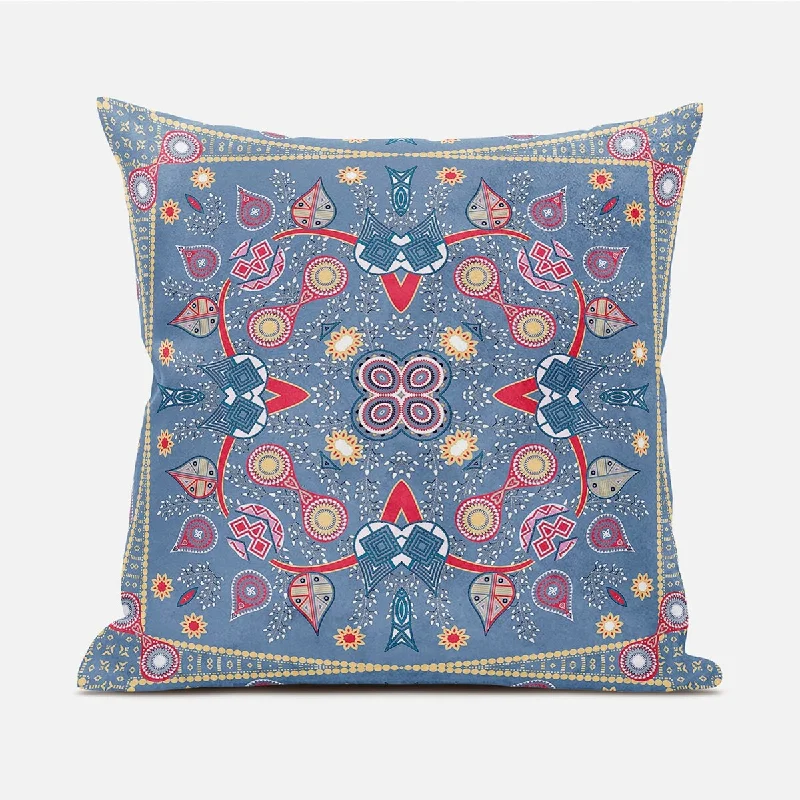 Pregnancy Pillows for Expectant Mothers18" X 18" Blue and Gold Broadcloth Paisley Zippered Pillow Pregnancy Pillows for Expectant Mothers18" X 18" Blue and Gold Broadcloth Paisley Zippered Pillow