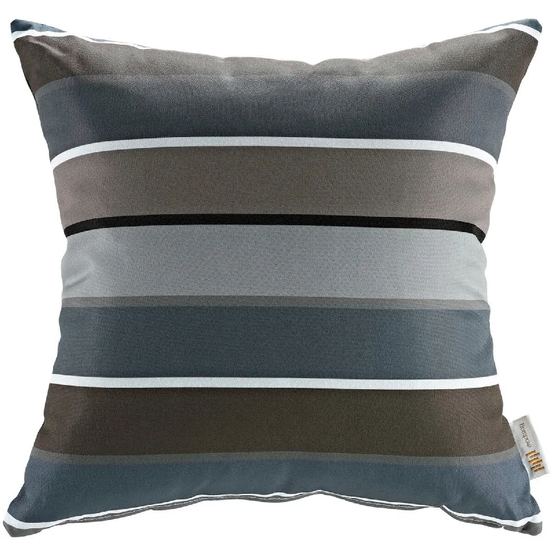 Bolster Pillows for Sofa DecorationModway Outdoor Indoor All Weather Patio Throw Pillow in Stripe