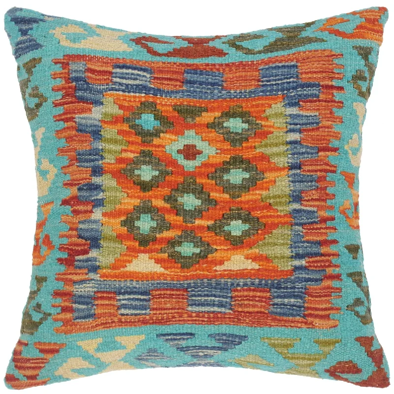 Velvet Pillows for a Touch of EleganceShabby Chic Anne Hand-Woven Turkish Kilim Throw Pillow 18 in. x 18 in. Velvet Pillows for a Touch of EleganceShabby Chic Anne Hand-Woven Turkish Kilim Throw Pillow 18 in. x 18 in.