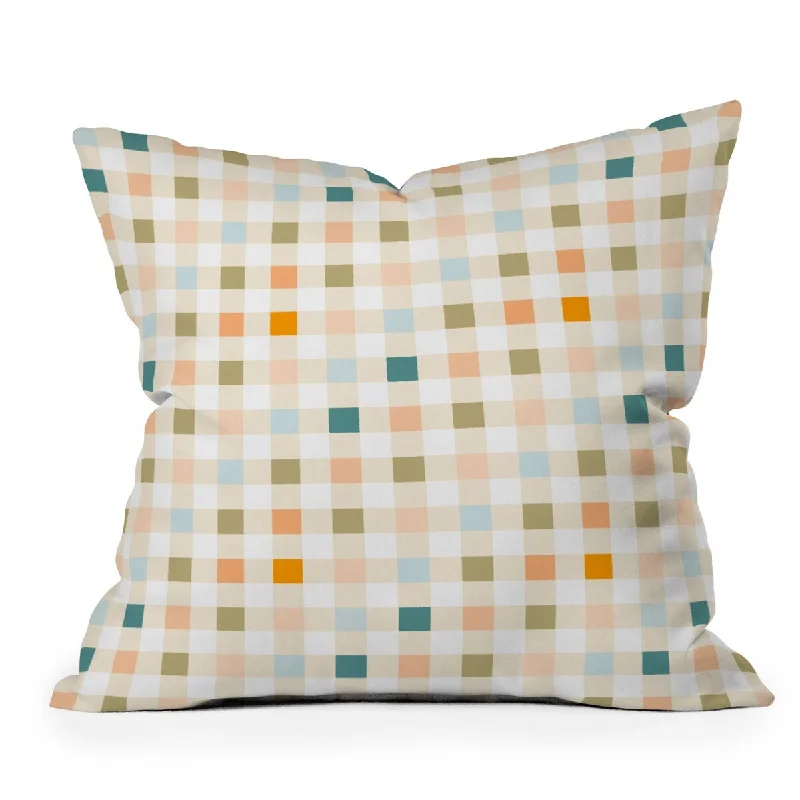 Orthopedic Pillows for Back Pain ReliefIveta Abolina Pastel Checker Throw Pillow
