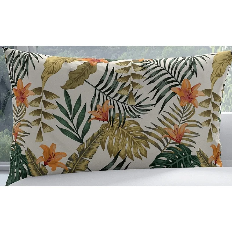 Decorative Pillows for Living Room MakeoverTROPICAL LEAVES AND FLOWERS Pillow Case By Kavka Designs Decorative Pillows for Living Room MakeoverTROPICAL LEAVES AND FLOWERS Pillow Case By Kavka Designs