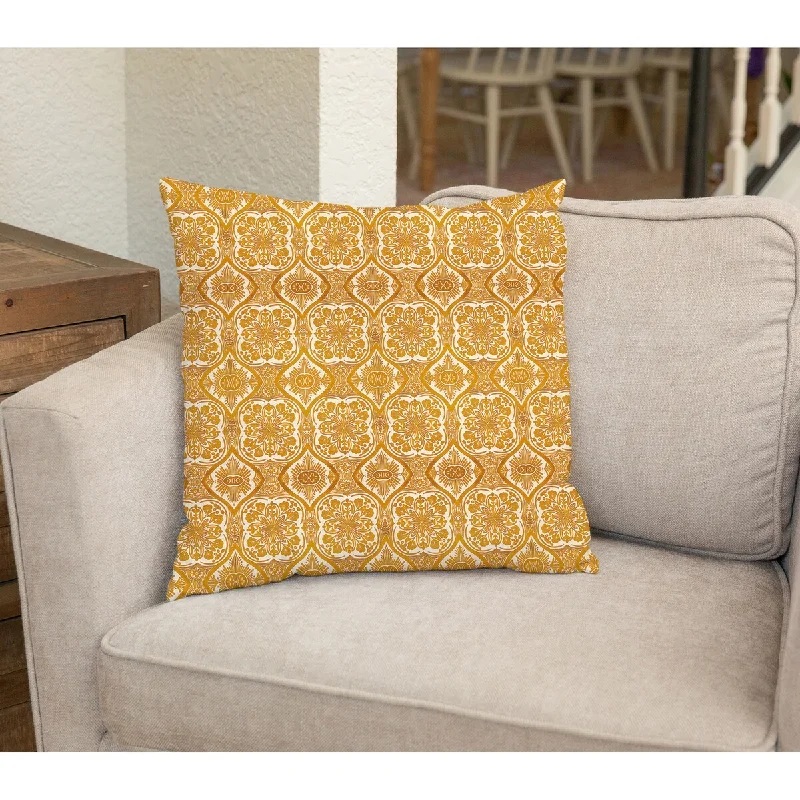 Kids Pillows with Fun DesignsDANTE YELLOW Accent Pillow By Marina Gutierrez