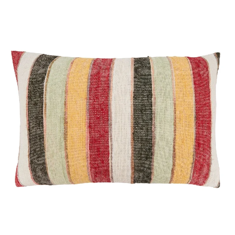 Soft and Fluffy Pillows for Bedroom ComfortColorful Delight Striped Throw Pillow