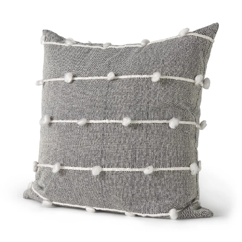 Down Alternative Pillows for Ethical ChoicesDark Gray Detailed Pillow Cover
