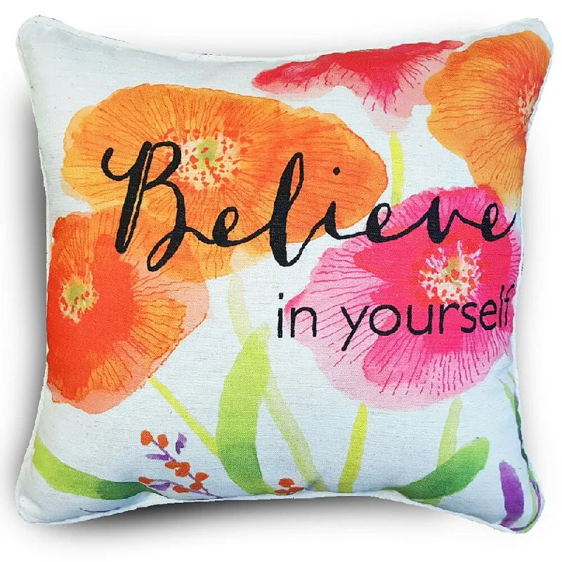 Back Support Pillows for Office ChairsEdith Believe Multicolored Reversible Floral-patterned Throw Pillows (Set of 2) Back Support Pillows for Office ChairsEdith Believe Multicolored Reversible Floral-patterned Throw Pillows (Set of 2)