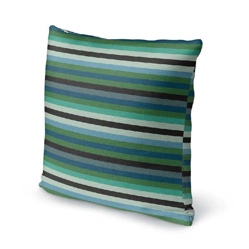 Soft and Fluffy Pillows for Bedroom ComfortRIVIERA STRIPE GREEN Accent Pillow By Kavka Designs Soft and Fluffy Pillows for Bedroom ComfortRIVIERA STRIPE GREEN Accent Pillow By Kavka Designs