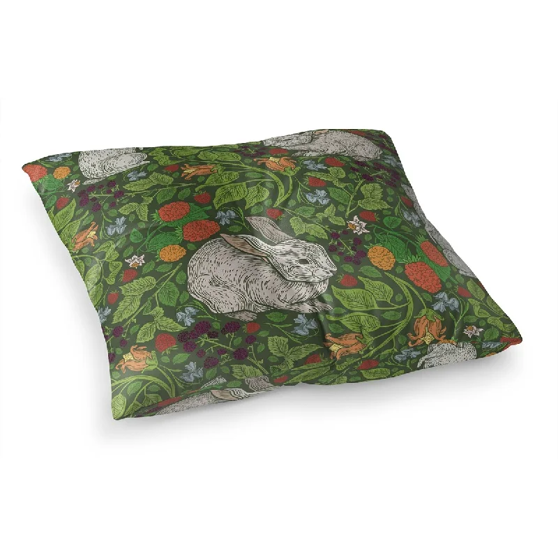 Back Support Pillows for Office ChairsFLORIAN GREEN Floor Pillow By Kavka Designs