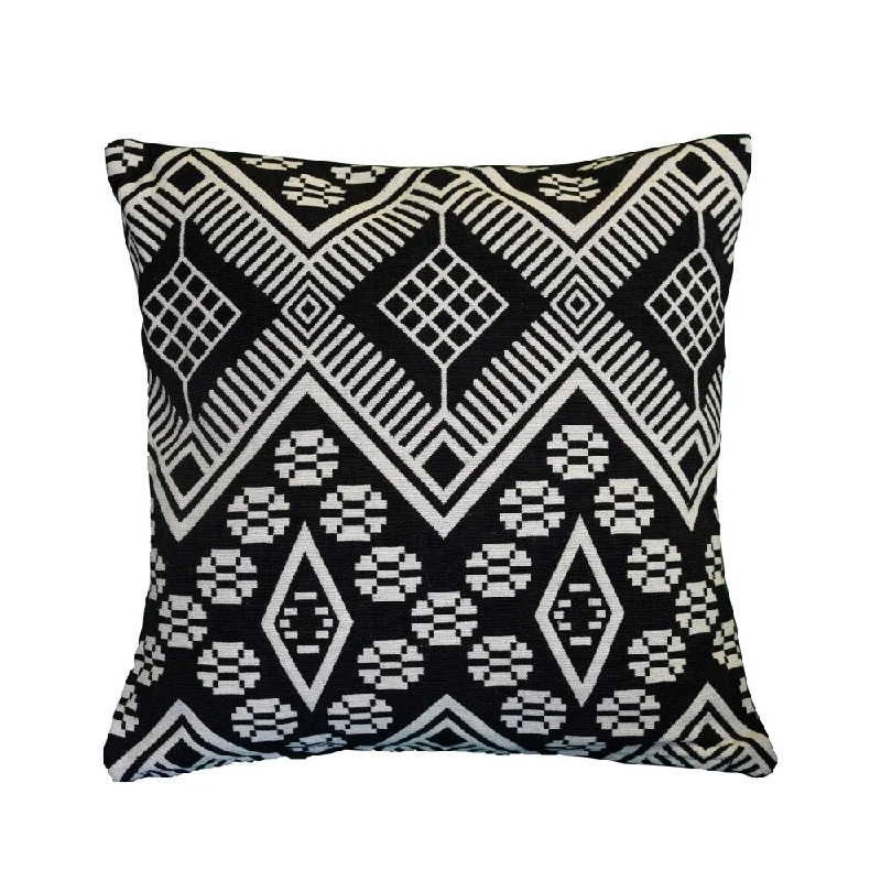 Adjustable Pillows for Customized ComfortAM Home Black/White Tribal Boho Pillow, Poly Fill Insert, 18" x 18" Adjustable Pillows for Customized ComfortAM Home Black/White Tribal Boho Pillow, Poly Fill Insert, 18" x 18"