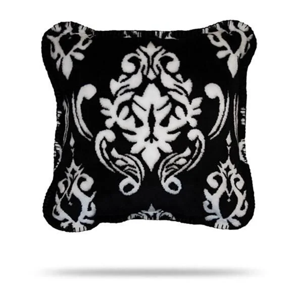 Square Pillows for Modern Home DecorDenali Black Medallion/Black Pillow 18x18