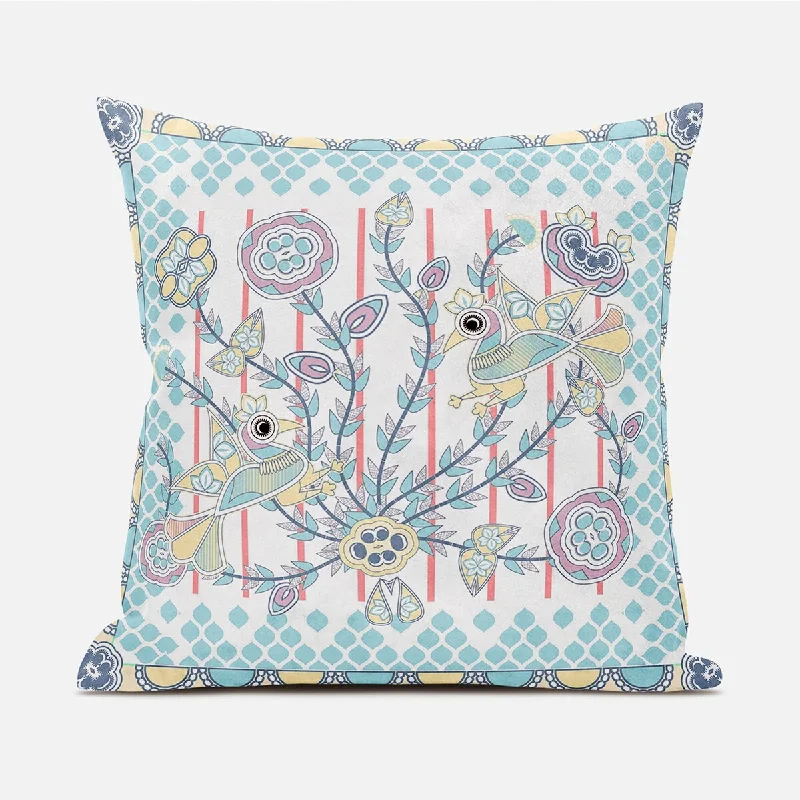 Orthopedic Pillows for Back Pain Relief16" X 16" Blue and Yellow Peacock Broadcloth Floral Zippered Pillow Orthopedic Pillows for Back Pain Relief16" X 16" Blue and Yellow Peacock Broadcloth Floral Zippered Pillow