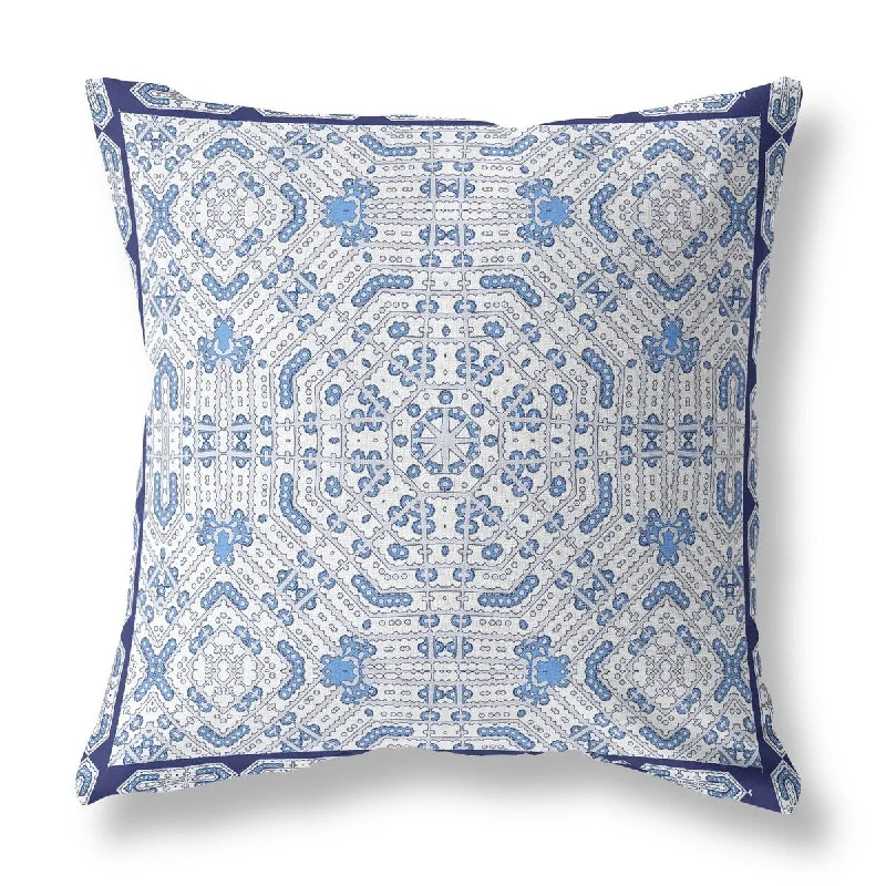 Silk Pillows for Smooth Skin and Hair16" Blue Gray Geostar Indoor Outdoor Throw Pillow Silk Pillows for Smooth Skin and Hair16" Blue Gray Geostar Indoor Outdoor Throw Pillow
