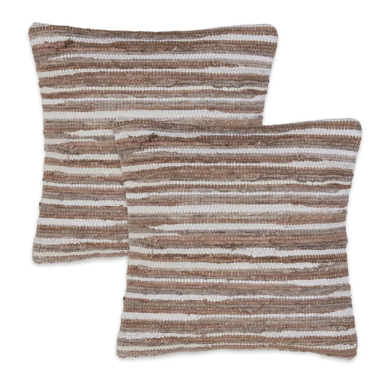 Hypoallergenic Pillows for Allergy Sufferers100% Cotton Chindi Design Throw Pillow Cover (Set of 2) Hypoallergenic Pillows for Allergy Sufferers100% Cotton Chindi Design Throw Pillow Cover (Set of 2)