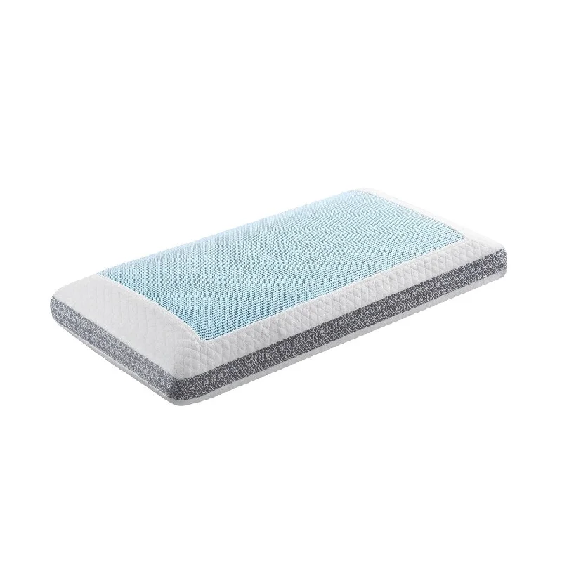 Memory Foam Pillows for Neck SupportMeyers Blue Queen Gel Classic Foam Pillow