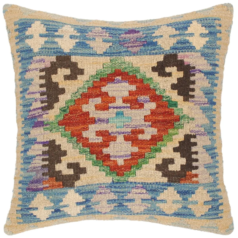 Firm Pillows for Side SleepersBoho Chic Scarlet Hand-Woven Turkish Kilim Pillow 18 in. x 18 in. Firm Pillows for Side SleepersBoho Chic Scarlet Hand-Woven Turkish Kilim Pillow 18 in. x 18 in.