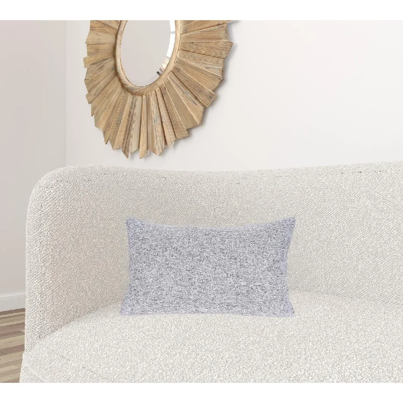 Cooling Pillows for Hot SleepersHomeRoots 13" X 21" Gray Polyester Zippered Pillow