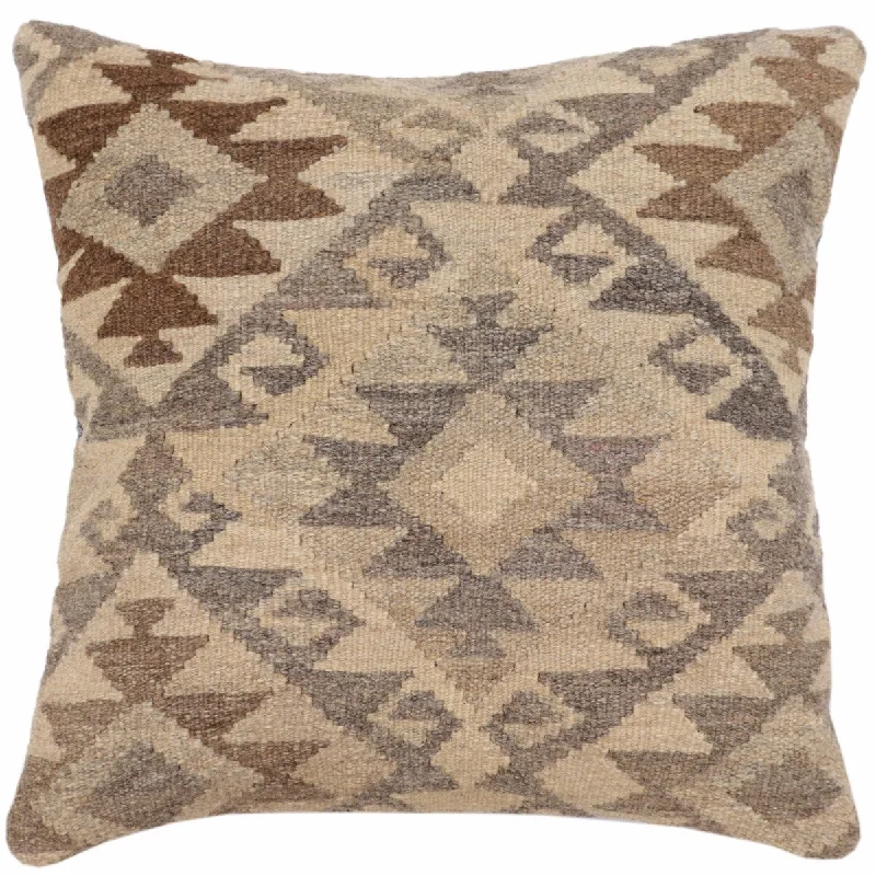 Firm Pillows for Side SleepersRustic Mcclure Turkish Hand-Woven Kilim Pillow - 18'' x 18'' Firm Pillows for Side SleepersRustic Mcclure Turkish Hand-Woven Kilim Pillow - 18'' x 18''