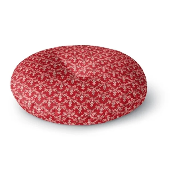 Bolster Pillows for Sofa DecorationChristmas In Plaid Red Floor Pillow
