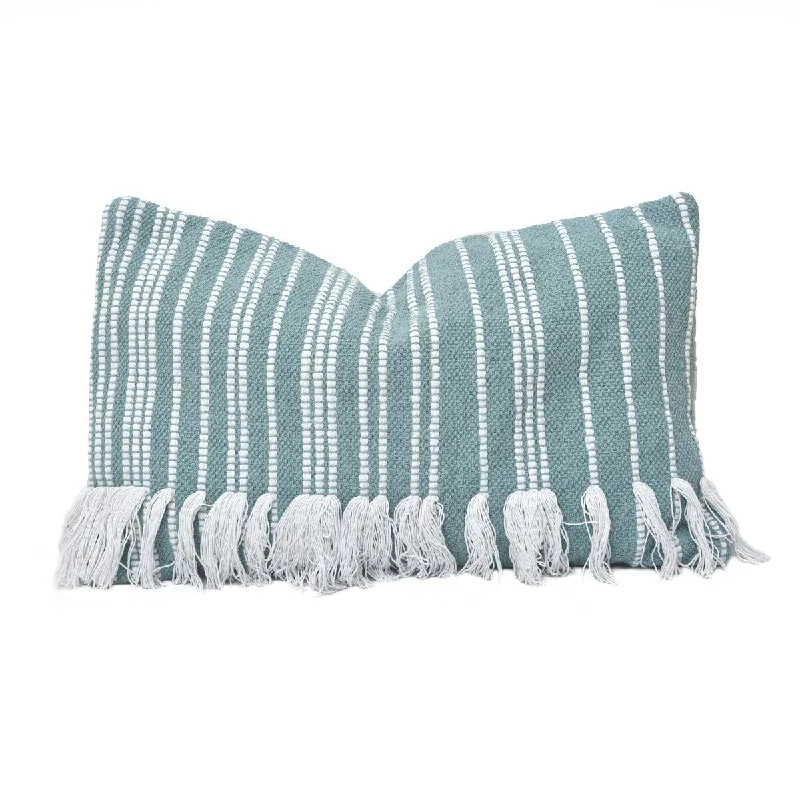Travel Pillows for Long JourneysHiEnd Accents Fringed Stripe Lumbar Rug Pillow, 16"x26" Travel Pillows for Long JourneysHiEnd Accents Fringed Stripe Lumbar Rug Pillow, 16"x26"