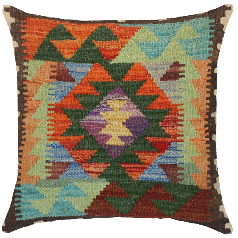 Firm Pillows for Side SleepersBoho Chic Eulah Hand-Woven Turkish Kilim Pillow -18 in. x 18 in. Firm Pillows for Side SleepersBoho Chic Eulah Hand-Woven Turkish Kilim Pillow -18 in. x 18 in.