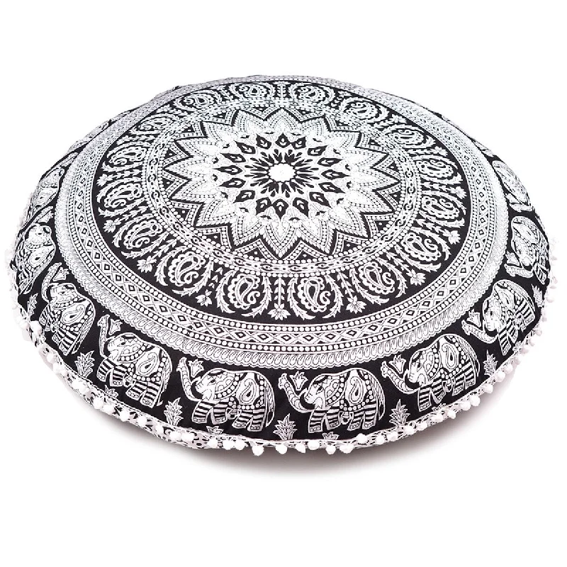 Lumbar Support Pillows for Car SeatsBlack & White Throw Decorative Floor Pillow Cushion Cover Lumbar Support Pillows for Car SeatsBlack & White Throw Decorative Floor Pillow Cushion Cover