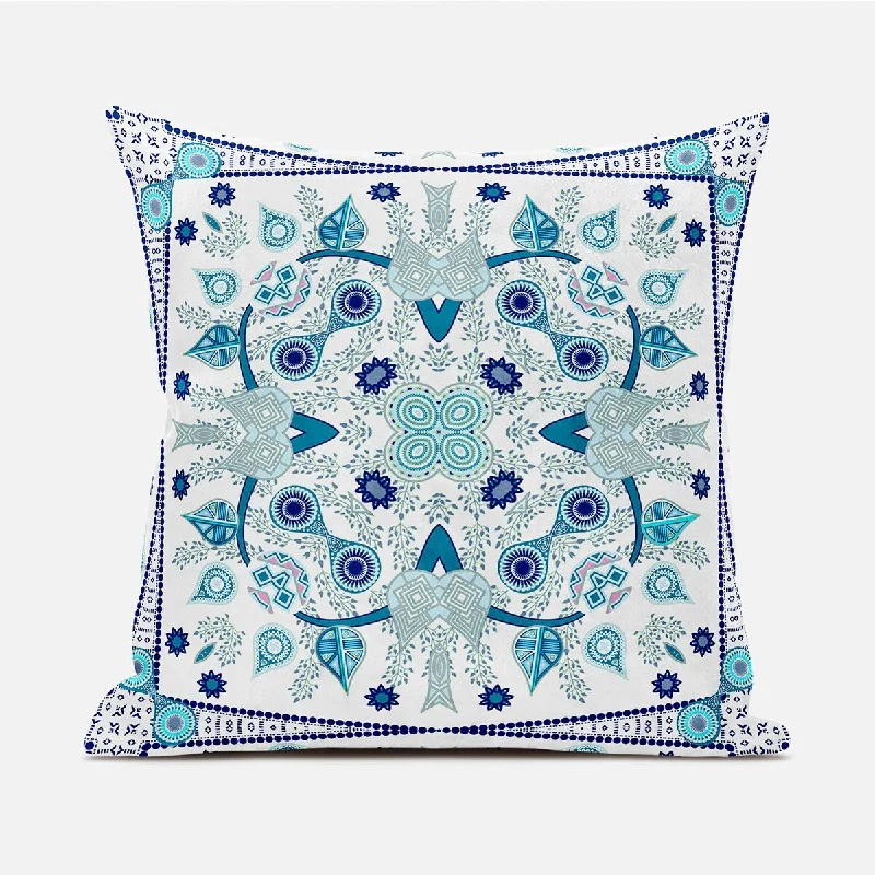 Hypoallergenic Pillows for Allergy Sufferers18" X 18" Blue and White Broadcloth Paisley Zippered Pillow Hypoallergenic Pillows for Allergy Sufferers18" X 18" Blue and White Broadcloth Paisley Zippered Pillow