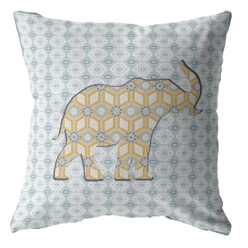 Orthopedic Pillows for Back Pain Relief16" Blue Yellow Elephant Zip Suede Throw Pillow Orthopedic Pillows for Back Pain Relief16" Blue Yellow Elephant Zip Suede Throw Pillow