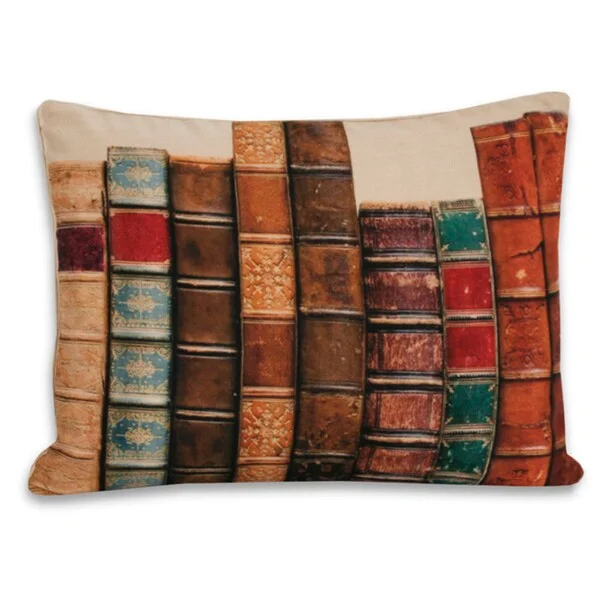 Plush Pillows for a Cozy Bed14 x 18-inch Decorative Vintage Books Digital Throw Pillow Plush Pillows for a Cozy Bed14 x 18-inch Decorative Vintage Books Digital Throw Pillow