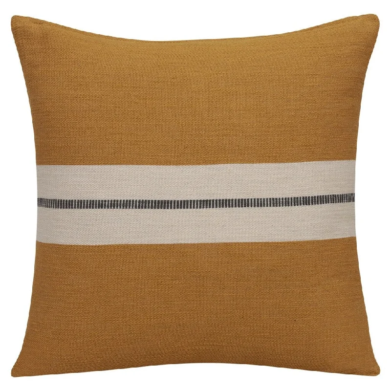 Decorative Pillows for Living Room Makeover20" X 20" Yellow Striped Cotton Zippered Pillow Decorative Pillows for Living Room Makeover20" X 20" Yellow Striped Cotton Zippered Pillow