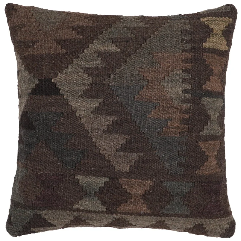Kids Pillows with Fun DesignsRustic Ayers Turkish Hand-Woven Kilim Pillow - 18'' x 18'' Kids Pillows with Fun DesignsRustic Ayers Turkish Hand-Woven Kilim Pillow - 18'' x 18''