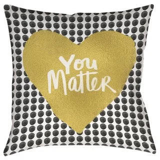 Decorative Pillows for Living Room MakeoverYou Matter Heart Decorative Throw Pillow
