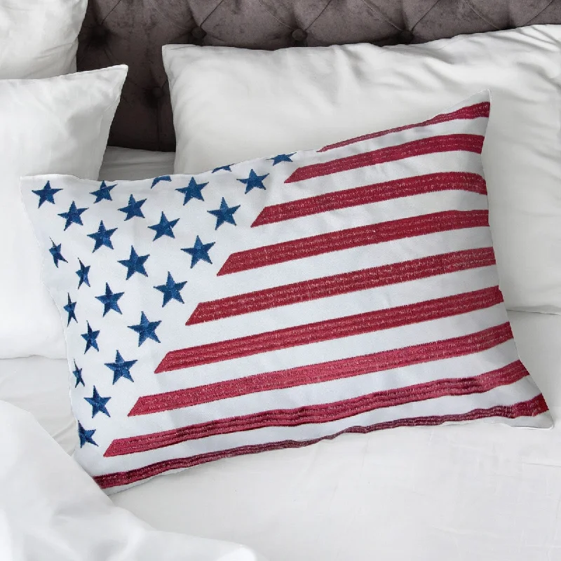 Velvet Pillows for a Touch of EleganceTamarron Contemporary Stylized Flag Accent Pillows (Set of 2) by Porch & Den Velvet Pillows for a Touch of EleganceTamarron Contemporary Stylized Flag Accent Pillows (Set of 2) by Porch & Den