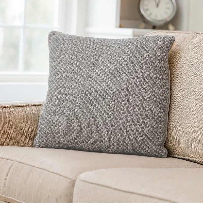 Firm Pillows for Side SleepersBASKET WEAVE GREY Cotton Woven Pillow By Kavka Designs Firm Pillows for Side SleepersBASKET WEAVE GREY Cotton Woven Pillow By Kavka Designs
