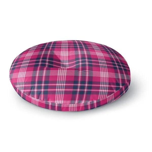 Cooling Pillows for Hot SleepersPINK AND BLUE FEMININE PLAID Floor Pillow By Kavka Designs Cooling Pillows for Hot SleepersPINK AND BLUE FEMININE PLAID Floor Pillow By Kavka Designs