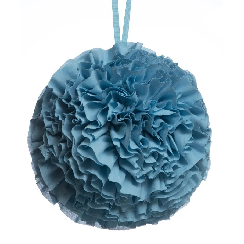 Orthopedic Pillows for Back Pain ReliefHanging Ruffled Ball Pillow, Turquoise