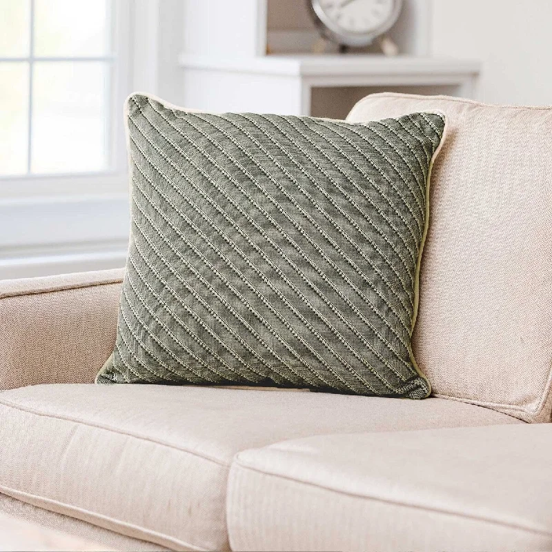 Cooling Pillows for Hot SleepersON THE DIAGONAL GREEN Cotton Woven Pillow By Kavka Designs Cooling Pillows for Hot SleepersON THE DIAGONAL GREEN Cotton Woven Pillow By Kavka Designs