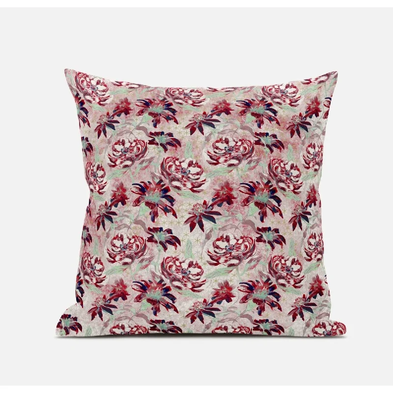Decorative Pillows for Living Room Makeover16" Red Pale Green Roses Zippered Suede Throw Pillow Decorative Pillows for Living Room Makeover16" Red Pale Green Roses Zippered Suede Throw Pillow