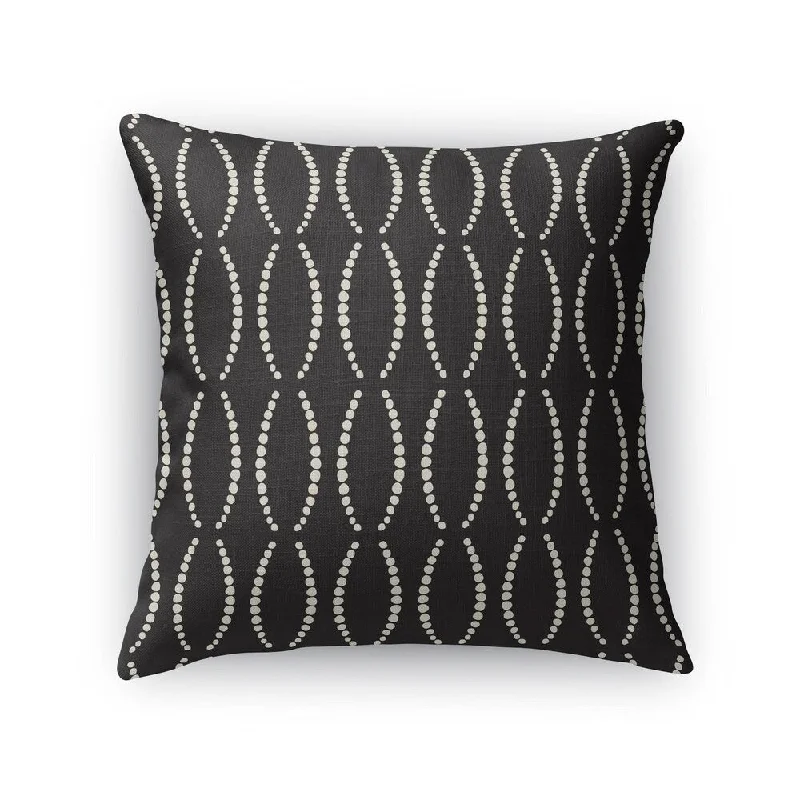 Decorative Pillows for Living Room MakeoverBEADS BLACK Accent Pillow By Kavka Designs Decorative Pillows for Living Room MakeoverBEADS BLACK Accent Pillow By Kavka Designs