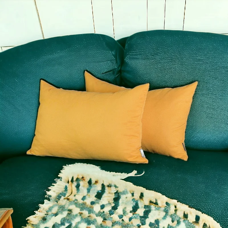Hypoallergenic Pillows for Allergy SufferersHomeRoots Set Of Two 12" X 20" Yellow Polyester Zippered Pillow Cover Hypoallergenic Pillows for Allergy SufferersHomeRoots Set Of Two 12" X 20" Yellow Polyester Zippered Pillow Cover