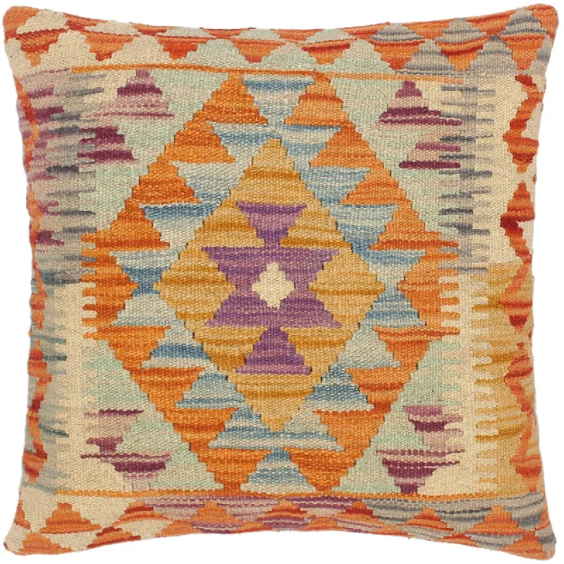 Cooling Pillows for Hot SleepersBohemian Anabel Hand-Woven Turkish Kilim Throw Pillow 18 in. x 18 in. Cooling Pillows for Hot SleepersBohemian Anabel Hand-Woven Turkish Kilim Throw Pillow 18 in. x 18 in.